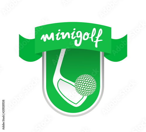 minigolf ribbon symbol