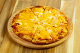 Four cheeses pizza