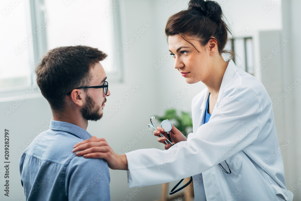 Fototapeta premium Doctor and patient