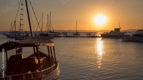 Sunset in Itaparica Bahia Brazil
