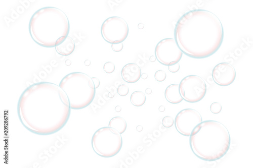 transparente seifenblasen in bewegung