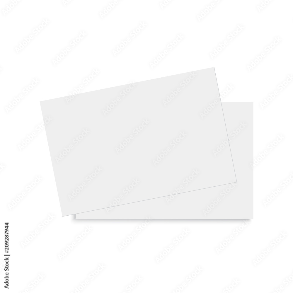 Blank of business card template. Vector illustration Blank of business card template. Vector illustration