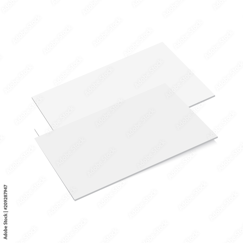 Blank of business card template. Vector illustration Blank of business card template. Vector illustration