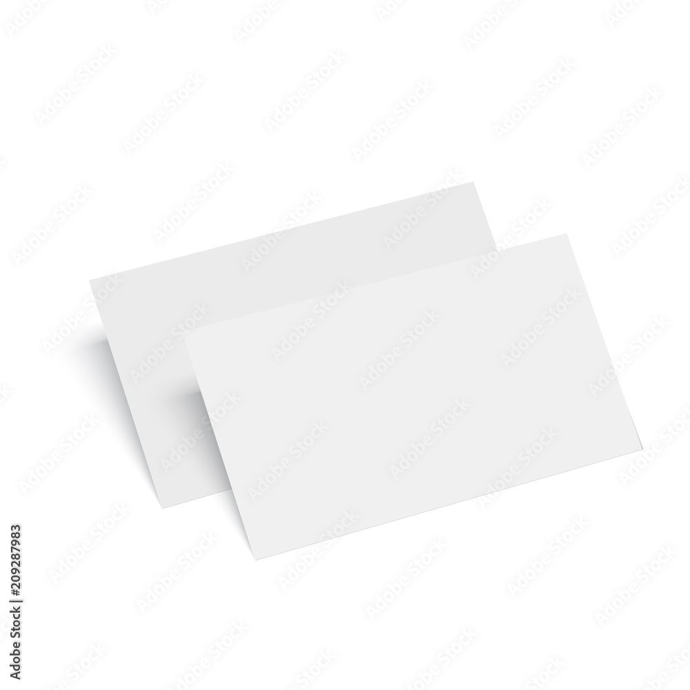 Blank of business card template. Vector illustration Blank of business card template. Vector illustration