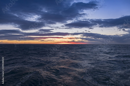 Sunrise at Jason Bay  South Georgia Island  Antarctic