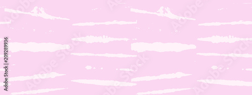 Baby Pink, Blue, Turquoise Stripes Organic Vector Seamless Geo Pattern. Fine Suit Ikat Tie Dye Wabi Sabi Traditional Winter Prints. Hand Drawn Female Fashion Design, Childrens Exotic Kimono Ornament.