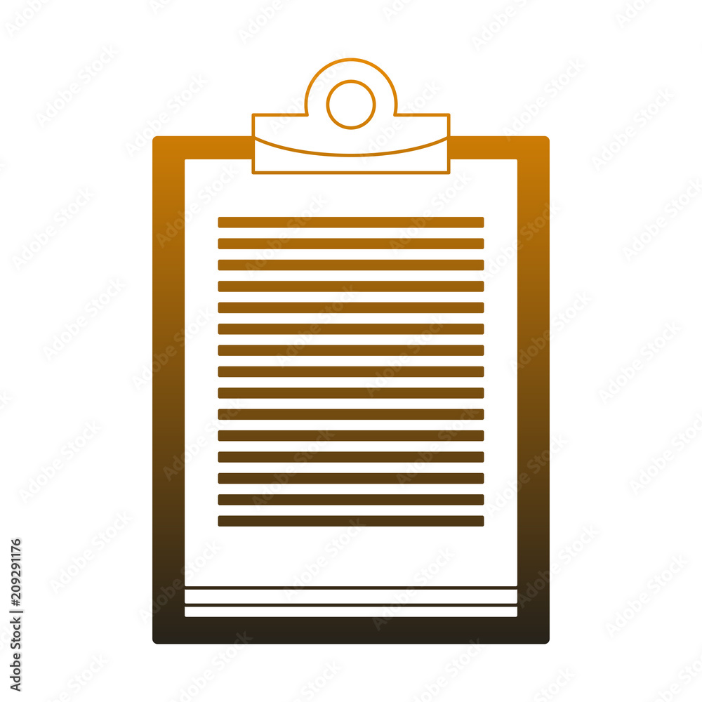 Clipboard document isolated vector illustration graphic design Clipboard document isolated vector illustration graphic design