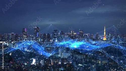 Wallpaper Mural 都市とネットワーク Torontodigital.ca