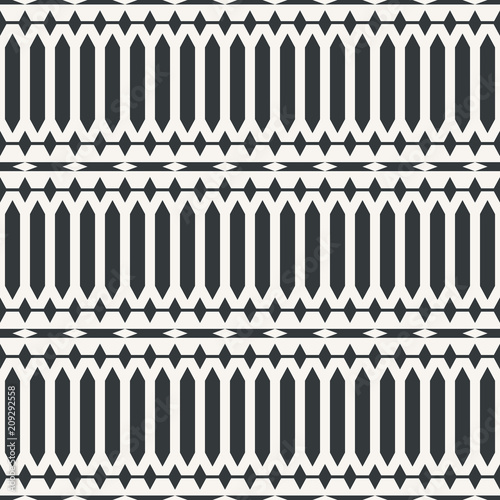 Ethnic net abstract seamless abstract pattern monochrome or two colors vector