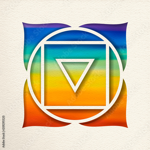 Muladhara root chakra design for yoga