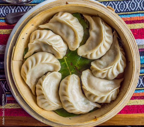 Momo: nepalese dumplings photo