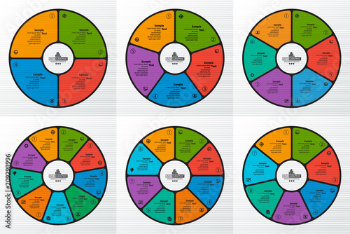 Abstract 3D Paper Infographics