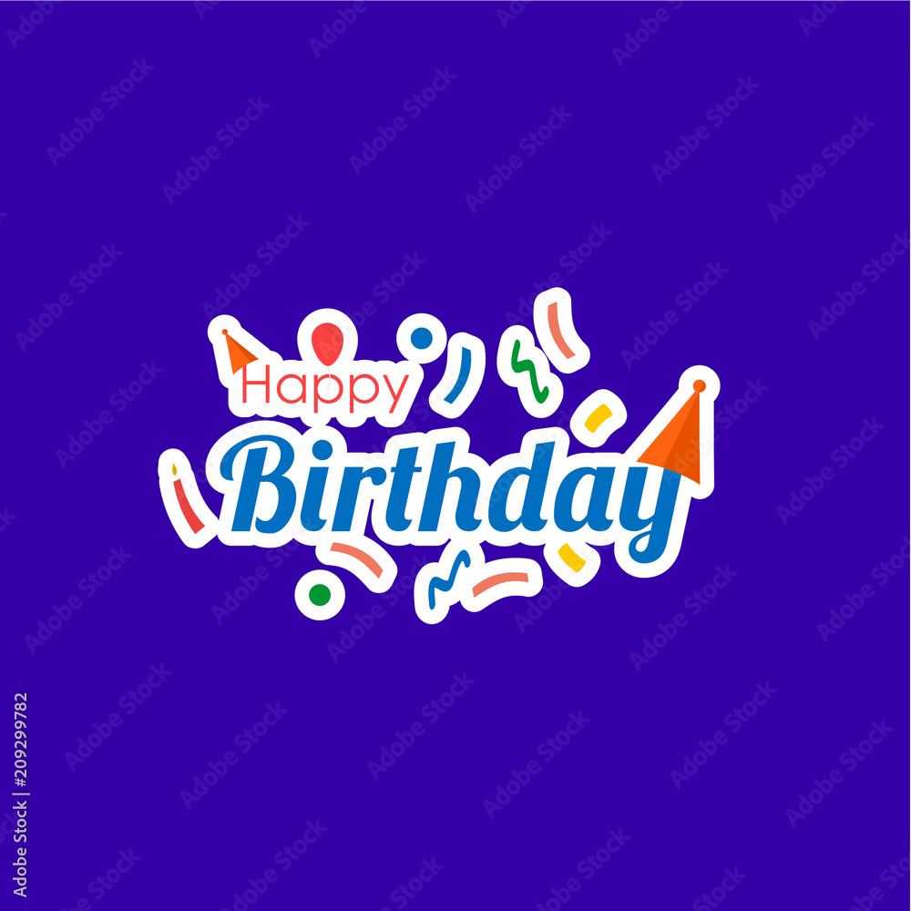 happy birthday design