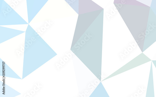 Light BLUE vector polygon abstract layout.
