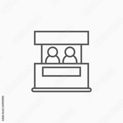promo stand icon
