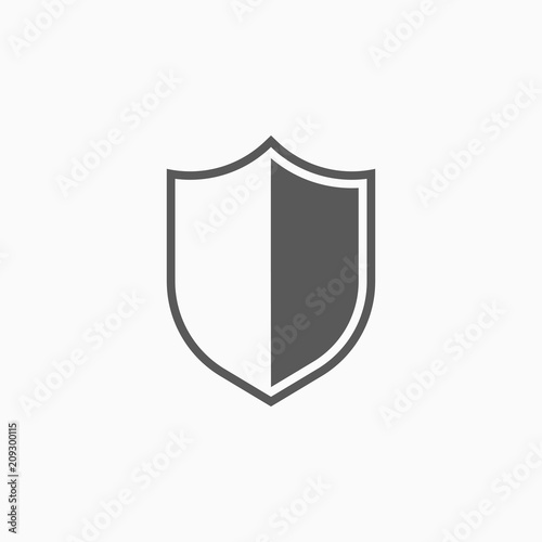 shield icon, aegis vector
