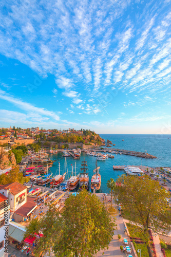 Fototapeta Naklejka Na Ścianę i Meble -  Old town (Kaleici) in Antalya, Turkey