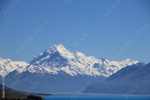 Mt Cook and Lake Pukaki, New Zealand