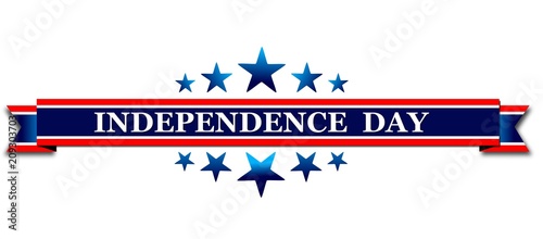 Happy 4th Of July USA Independence Day Header Or Banner Background.