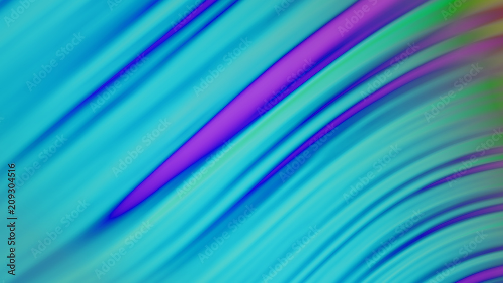 color wave  illustration. holographic abstract background. Holographic neon  trend background.