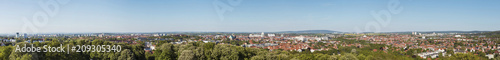 Panoramic View Of Erfurt Germany