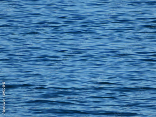 Ripple water background. Deep blue sea water surface texture