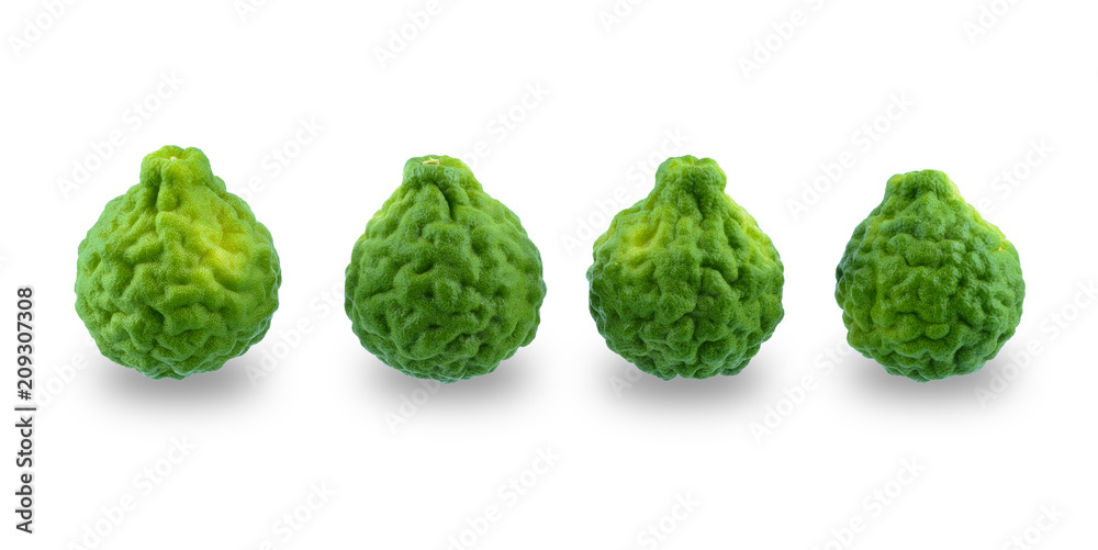 fresh bergamot fruit isolated on white background fresh bergamot fruit isolated on white background