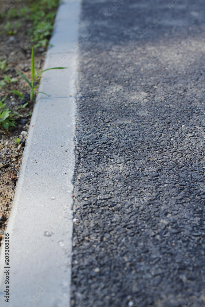 custom made wallpaper toronto digitalasphalt sidewalk with curb, pavement edge