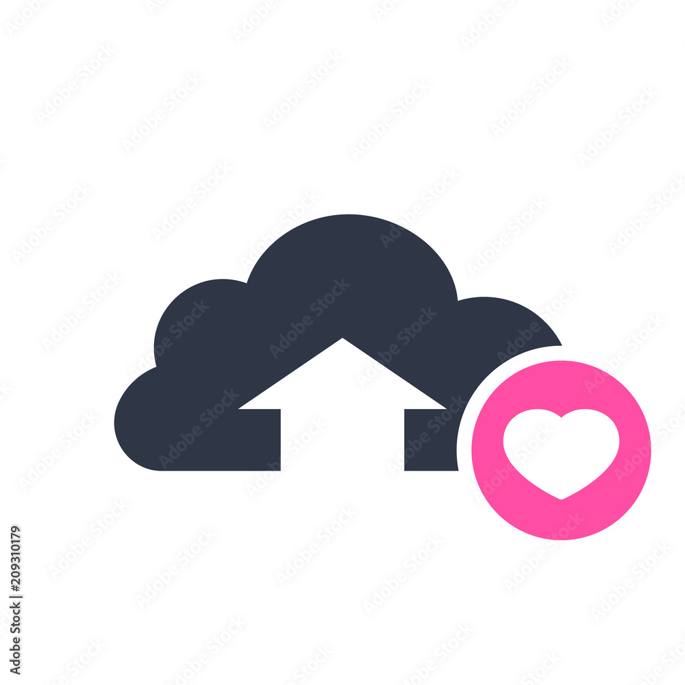 Upload icon, arrows icon with heart sign. Upload icon and favorite, like, love, care symbol Upload icon, arrows icon with heart sign. Upload icon and favorite, like, love, care symbol