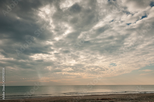 Winter beach