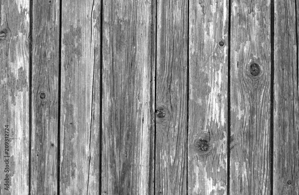 Old wooden fence pattern in black and white. Old wooden fence pattern in black and white.