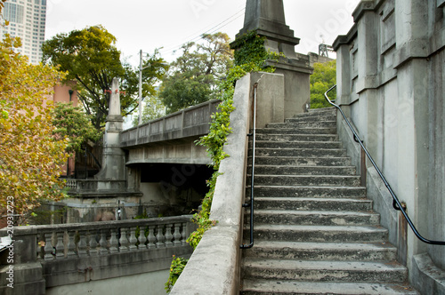 Photography Old Stairs & Bridge in The Rocks District - Sydney - Australia