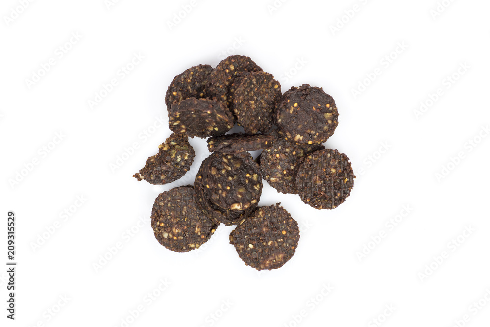 Vegan crackers with vanilla chocolate Vegan crackers with vanilla chocolate