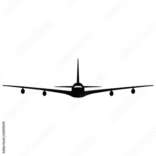Airplane silhouette