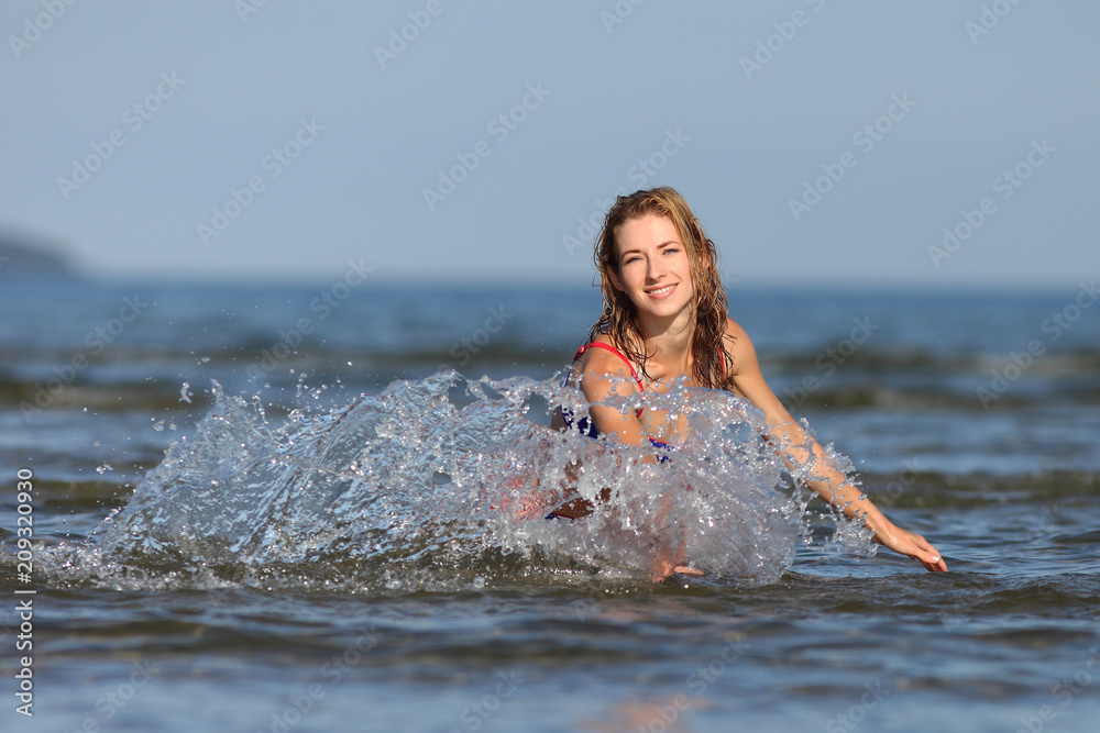 young slender girl in bikini young slender girl in bikini