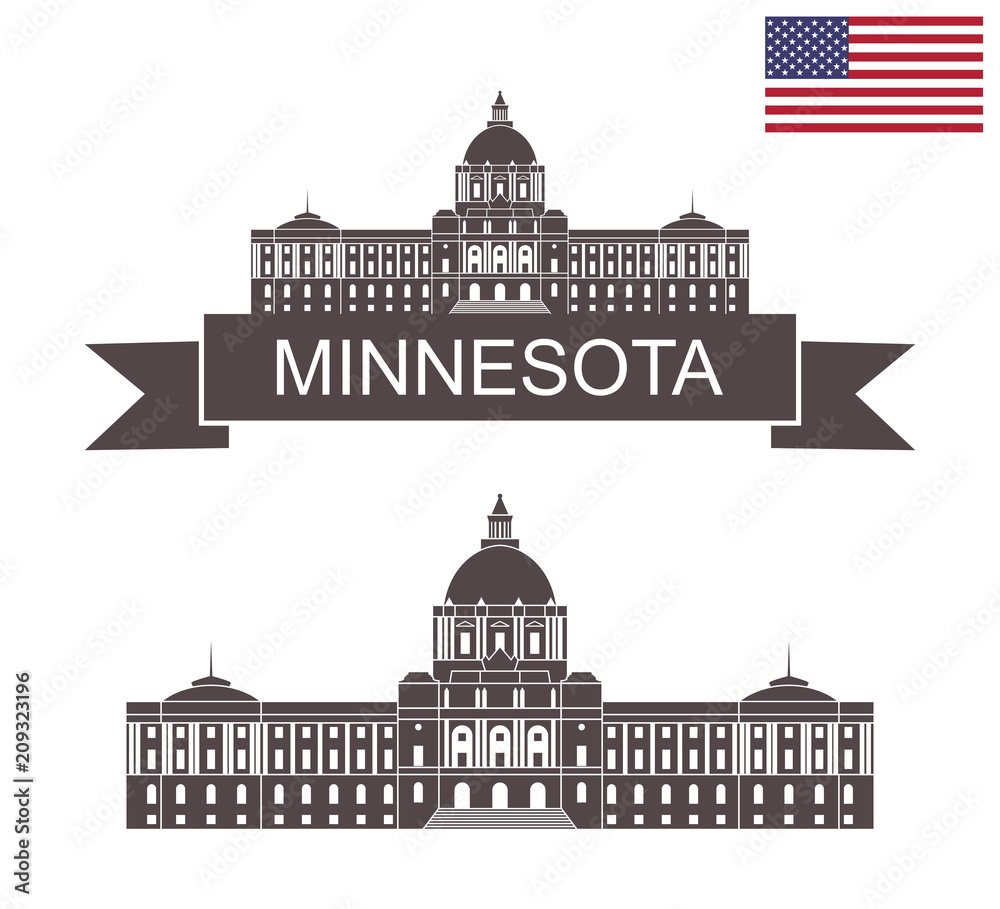 State of Minnesota. Minnesota State Capitol in St Paul