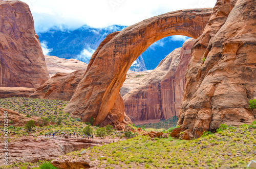 Tablou pe pânză Rainbow Bridge in Utah, USA