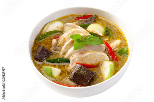 Green Curry Chicken Thai Cuisine