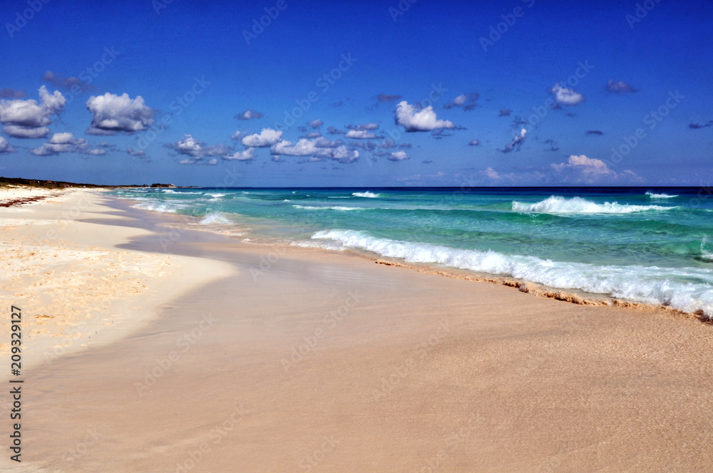 Spiaggia Cozumel mare