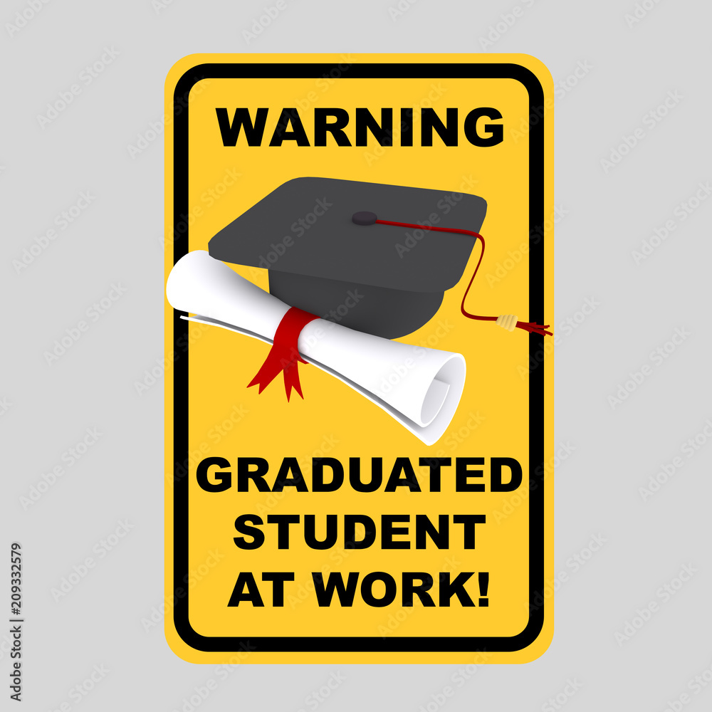 Only Study Sign Warning study sign. Isolate. Easy automatic vectorization. Easy ...