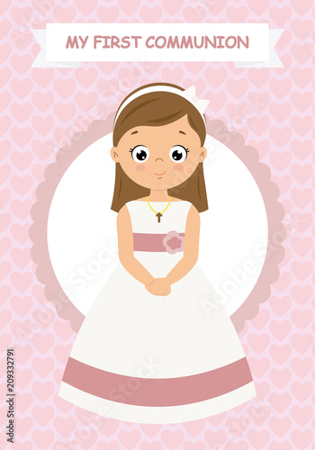 my first communion girl