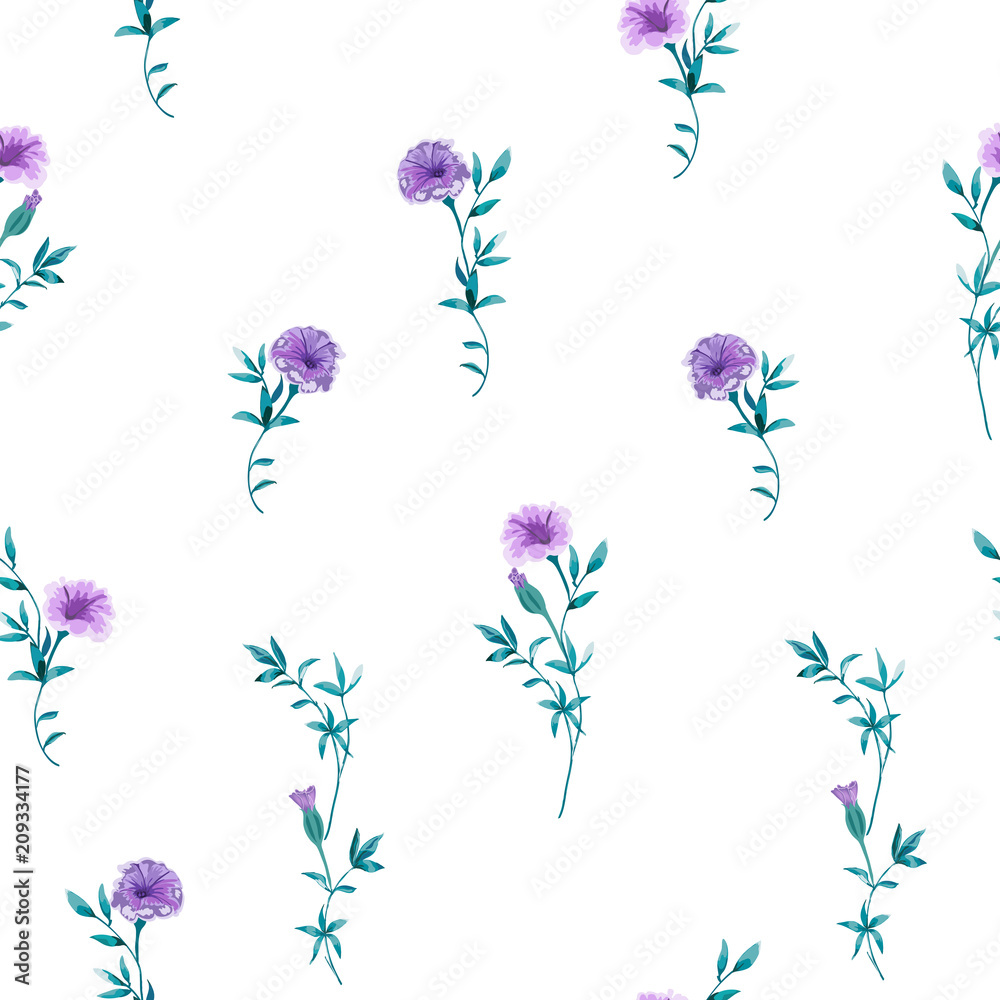 background with flowers and leaves background with flowers and leaves