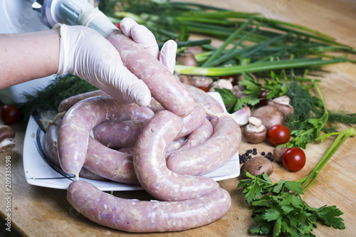  Homemade Making Sausage