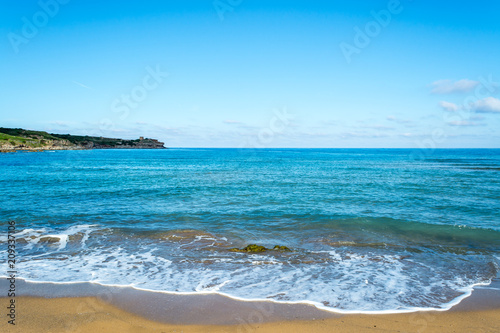 View of sardinian coast and beach © replica73
