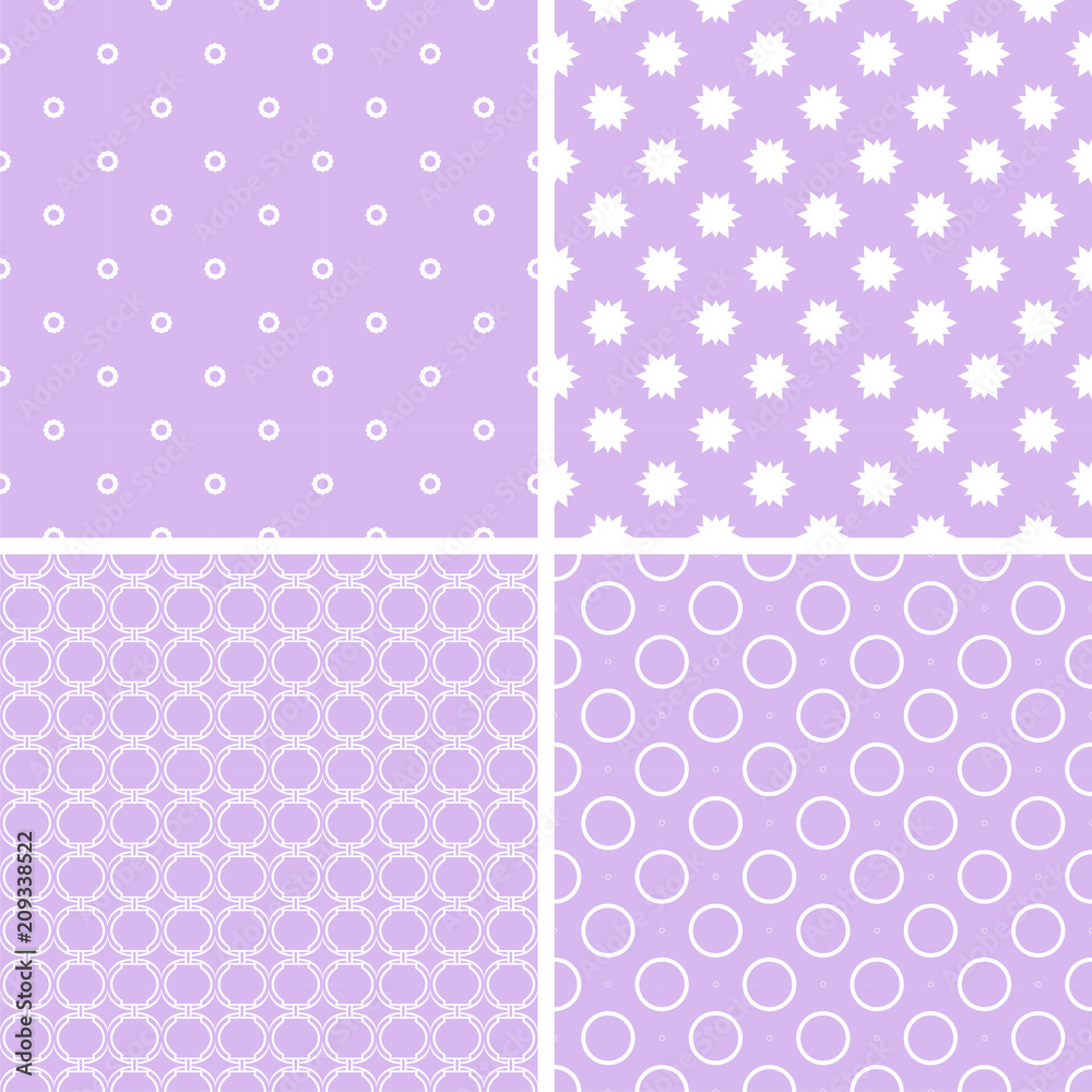 Retro abstract vector seamless patterns. Retro abstract vector seamless patterns.