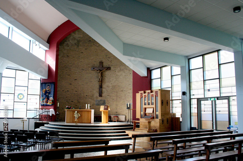 Interior of the Redemptorists church in the village of Wittem photo