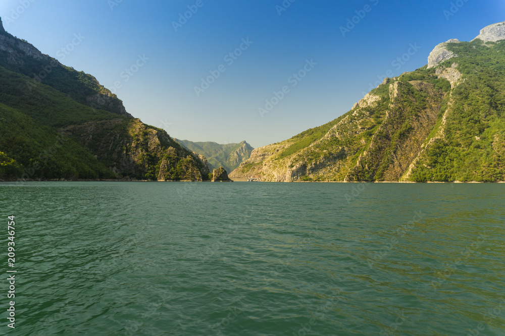 Panoramic Alp view in Albania