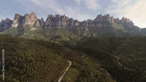 Montserrat mountain Barcelona Catalonia Spain photo