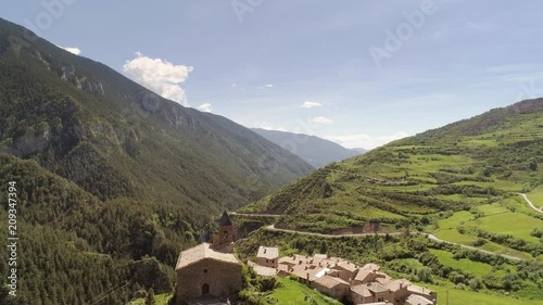 Small village of Josa de Cadi in Catalonia Spain photo