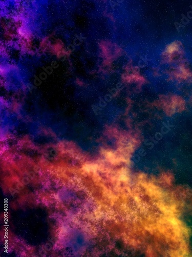 Space Nebulae Background 05